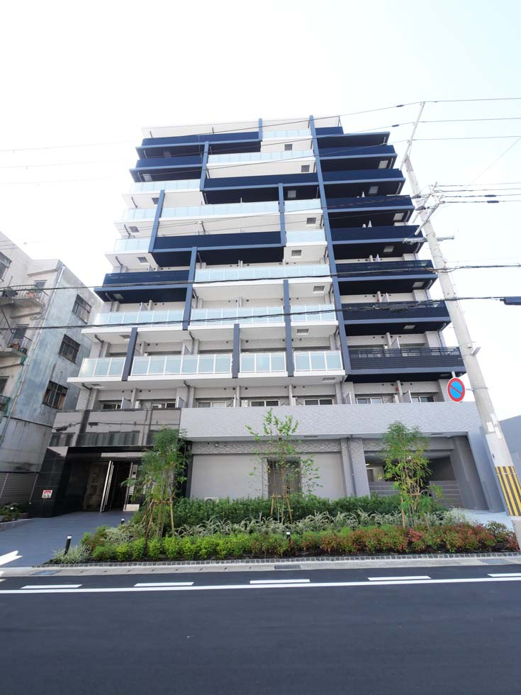 プレサンス神戸長田マリエントの外観|外観もきれいです
