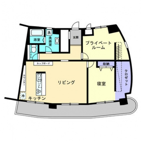 エクセルメゾン岡山の間取り