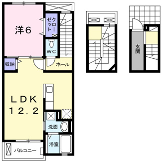 【間取り】 | ラヴィータ　Ⅱ