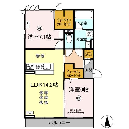 ノーブルミキ　の間取り