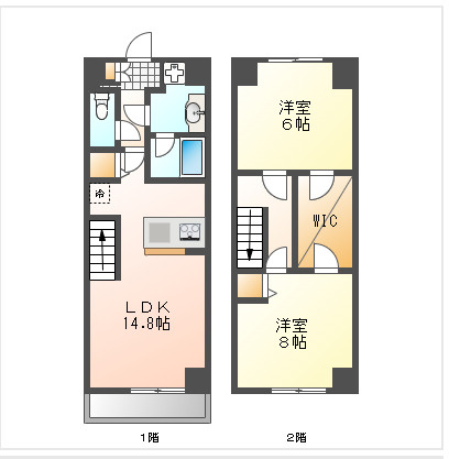 Ｓｅｒｅｎｏ東古松の間取り