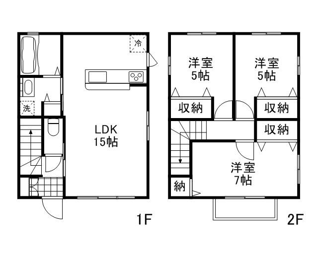  Ｋ＇ｓ　ｗｏｏｄ今　の間取り