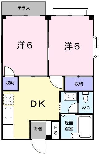 エスポワール今寺の間取り