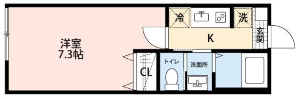 BLUE MARINE HONCHIBAの間取り