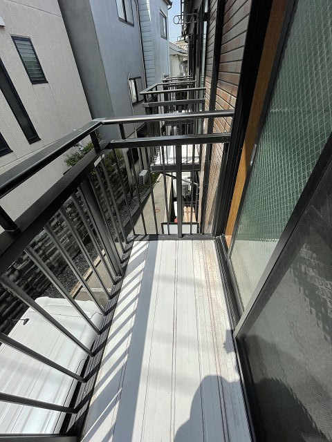 プレジール桂のバルコニー