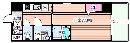 【間取り】 | ファーストフィオーレ江坂グレイス