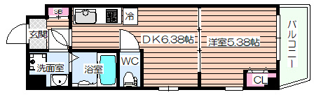 【間取り】 | アネールエレ江戸堀