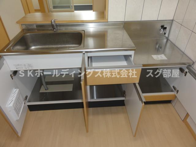 フィオーレの収納|キッチン収納下