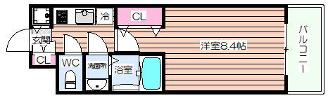 【間取り】 | ディクス福島レジデンス