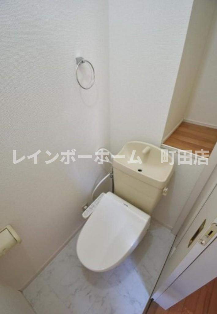 ロッシェル東林間1※初期費用分割あと払いサービス利用可能物件のトイレ