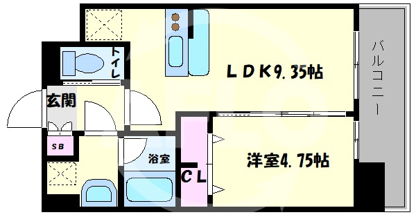 プレジオ布施ASIANの間取り|プレジオ布施ASIAN　間取り