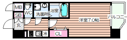 【間取り】 | エスリード京橋アミュゼ