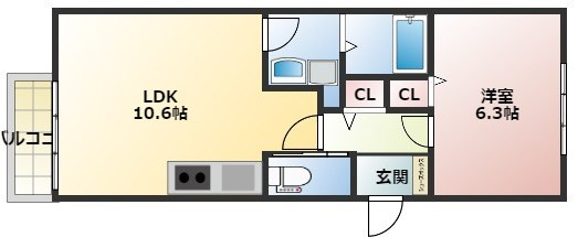 SunMark高宮南の間取り