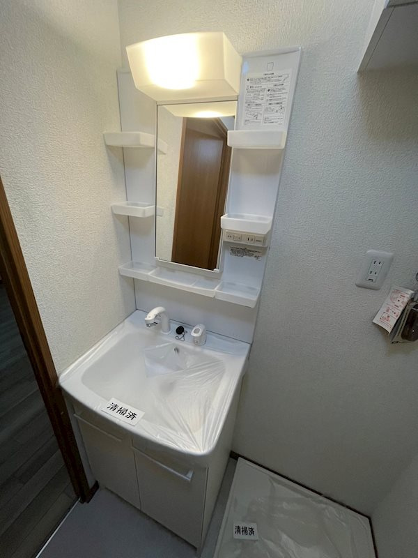 眺港苑の洗面所