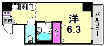 眺港苑の間取り
