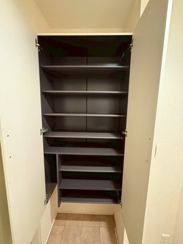 アルファオメガの収納|たっぷりとした収納スペースです