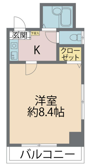 サンハイツ雅の間取り