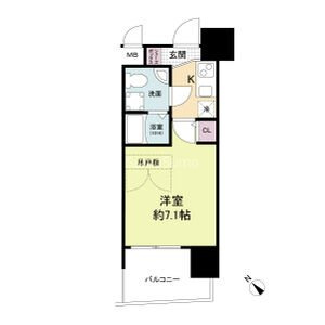 セレニテ阿波座ミラクの間取り