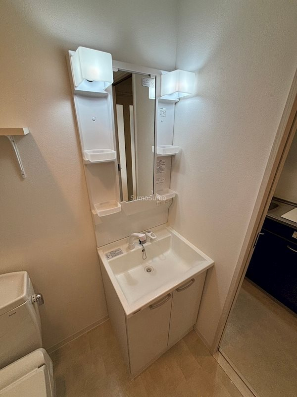 コンフォータブル阿波座の洗面所