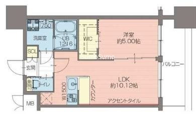 プレジオ難波EUROの間取り