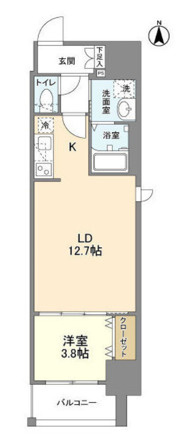 ラクラス堺筋本町の間取り