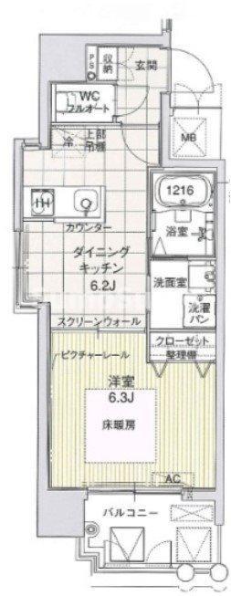 GALLERY谷町の間取り