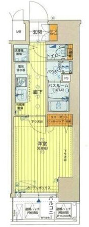 LAV心斎橋WESTの間取り