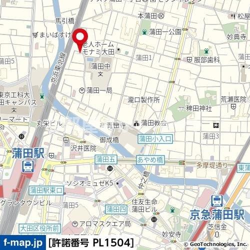 第一コーポ太田屋【おとり物件なし】#学生・社会人にオススメ！初期費用分割払いOK！の地図