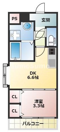 エンブレイス博多駅南の間取り