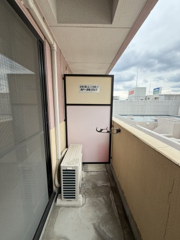 M‘プラザ長堀のバルコニー