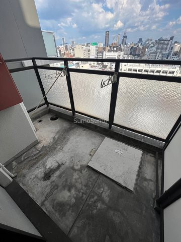 大阪市西区九条南２丁目の賃貸マンションのバルコニー