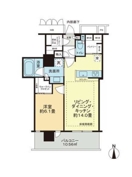 北浜ミッドタワーの間取り