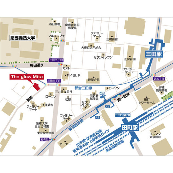【地図】Ｔｈｅ　ｇｌｏｗ　Ｍｉｔａ