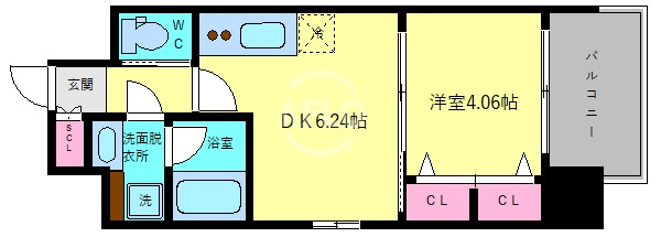 プレジオ布施EUROの間取り|プレジオ布施EURO　間取り