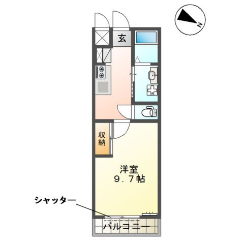カメリアレジデンスヨコハマの間取り