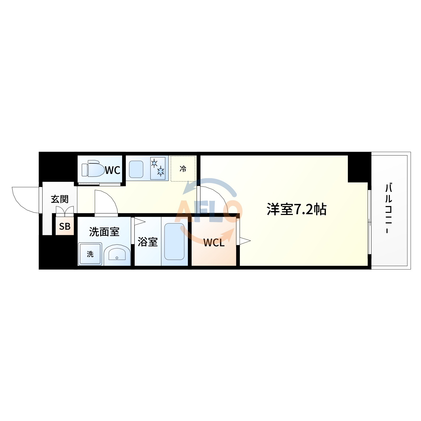 エムエスアール新大阪南の間取り|間取り