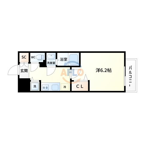 メインステージ新大阪の間取り|メインステージ新大阪　間取り