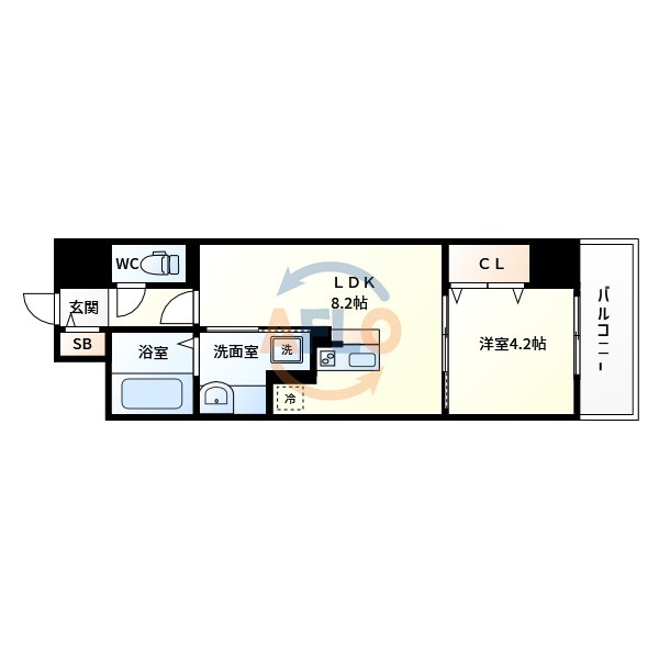 ザ　カームの間取り|間取り
