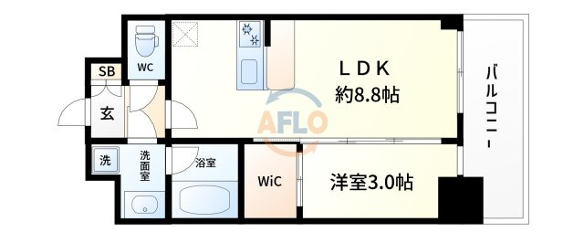 セレニテ新大阪グランデシュッドの間取り|セレニテ新大阪グランデ　シュッド　間取り