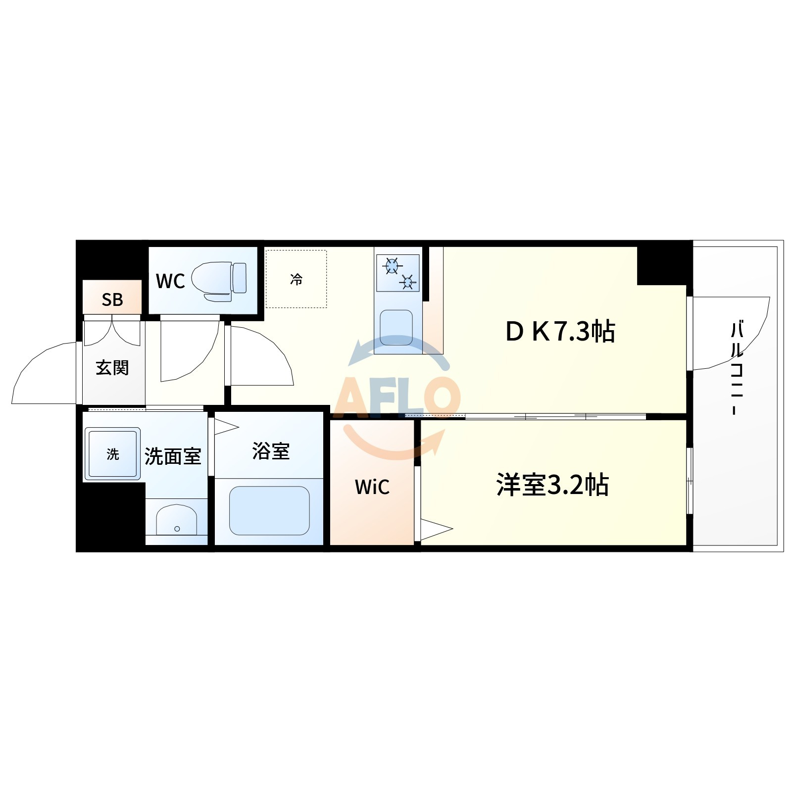 エステムコート新大阪ベイスの間取り|間取り