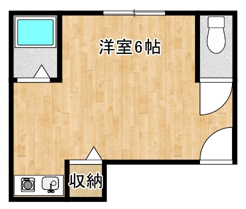 カレッジハウスニシガミの間取り