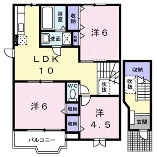 【間取り】 | ベル神前Ａ