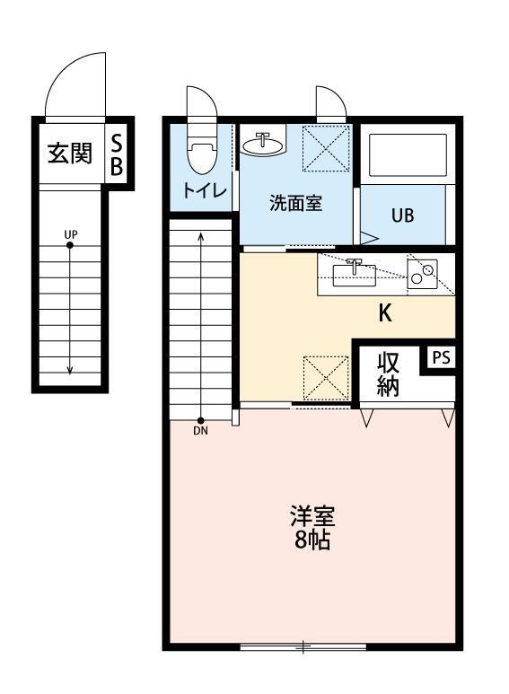 クレール東船橋の間取り