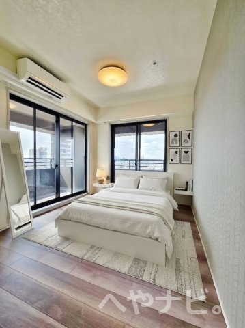 【寝室】 | S-RESIDENCE千種belvia TOWER | ★洋室　AIにて家具配置
