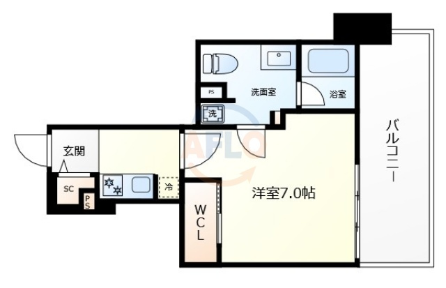 パークアクシス四ツ橋の間取り|パークアクシス四ツ橋　間取り