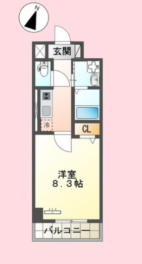 グレースタウン　ミソノの間取り