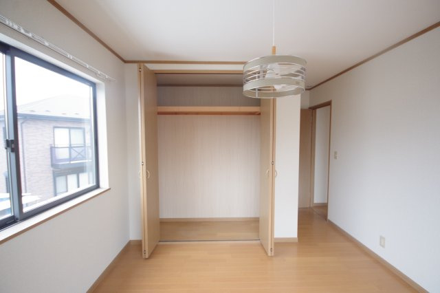 宇都宮市一ノ沢町　戸建　の収納|しっかりと収納できるクローゼットは使い勝手良し