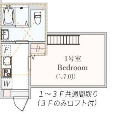 アザーレ・パッシオ小田急相模原の間取り