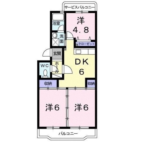 ローズマンションの間取り