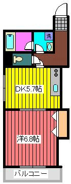クレールコート足立の間取り